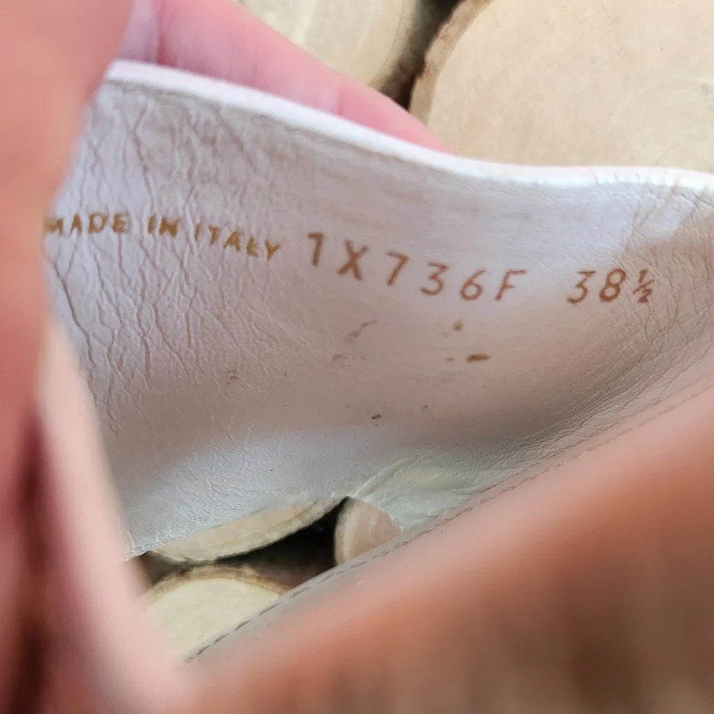 Prada Leather Espadrille Sandal Bianco - Picture 7 of 7